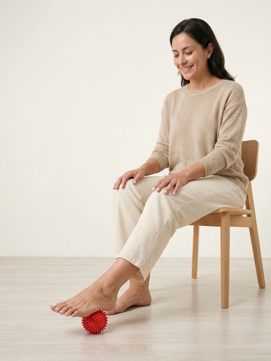 Pelota de masajes con puas